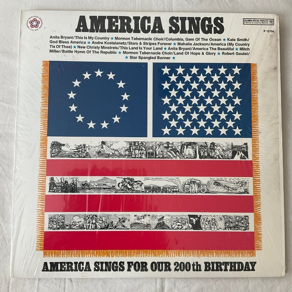America Sings Vintage Vinyl Record